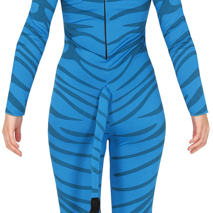 Second Skin Stripes Ladies Blue