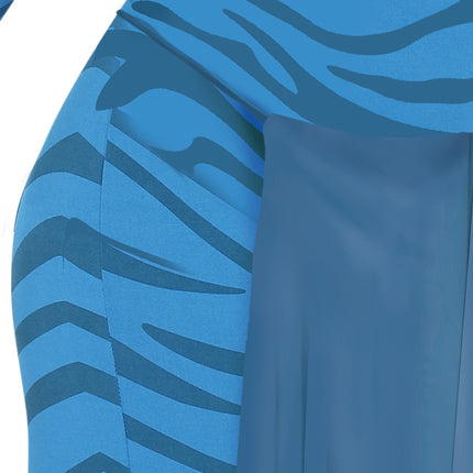 Second Skin Stripes Ladies Blue