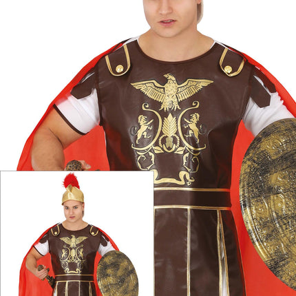 Brązowy męski kostium gladiatora