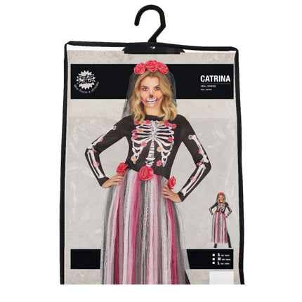 Sukienka damska na Halloween Catrina