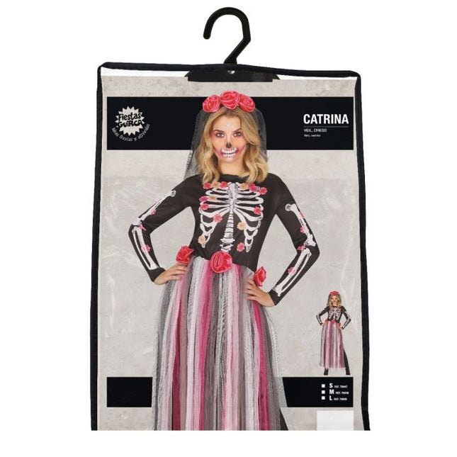 Sukienka damska na Halloween Catrina