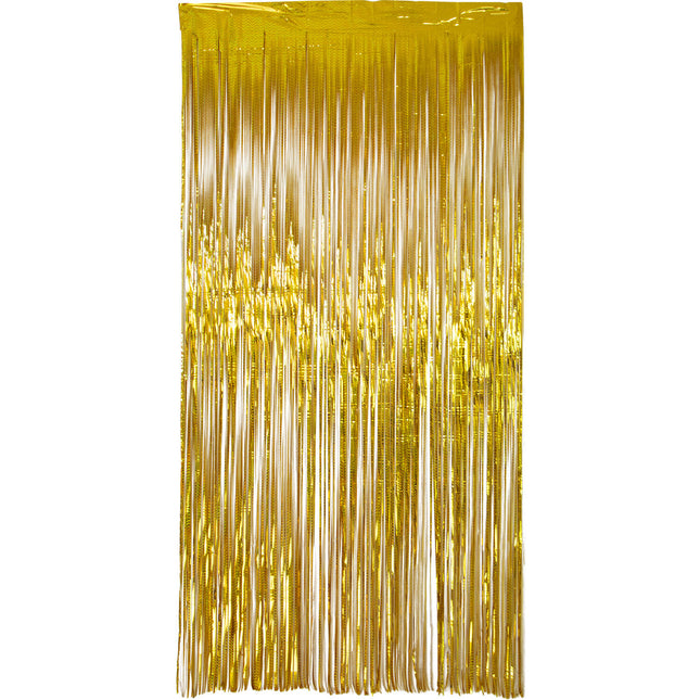 Kurtyna imprezowa - Laser Beam Gold - 1 x 2 m