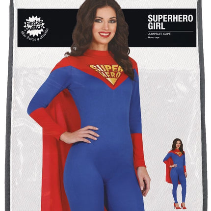 Niebieski damski kostium Supergirl