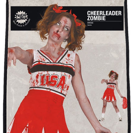 Kostium Zombie na Halloween dla cheerleaderki