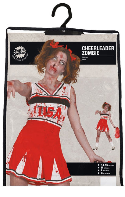 Kostium Zombie na Halloween dla cheerleaderki