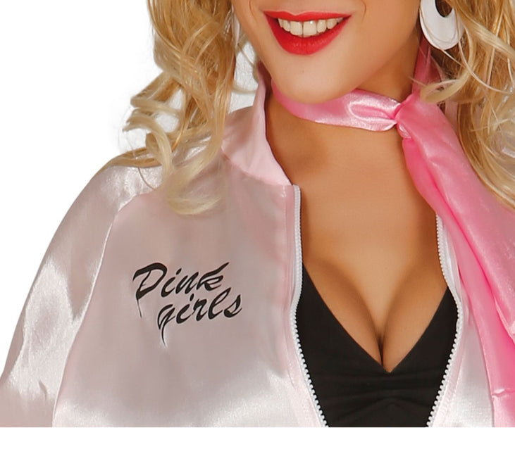 Różowa kurtka Grease dla dziewczynek