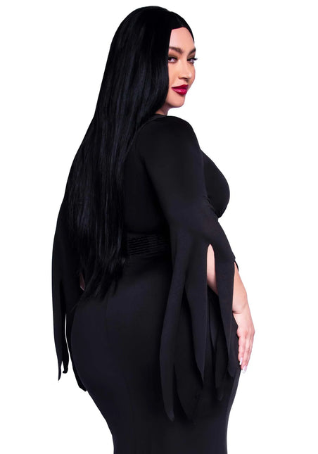 Morticia Dress Black Ladies Immortal Beauty Leg Avenue