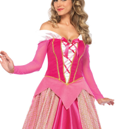 Princess Aurora Dress Pink Ladies Leg Avenue