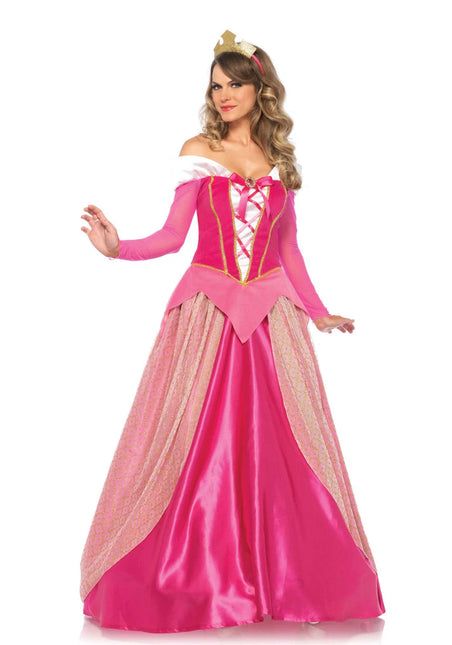 Princess Aurora Dress Pink Ladies Leg Avenue