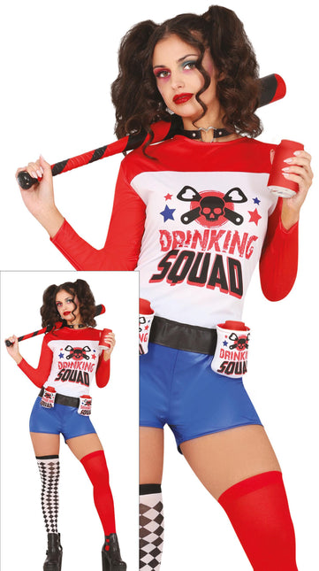 Kostium Harley Quinn Drinking Squad Ladies