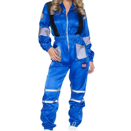 Astronaut Jumpsuit Blue Ladies Leg Avenue