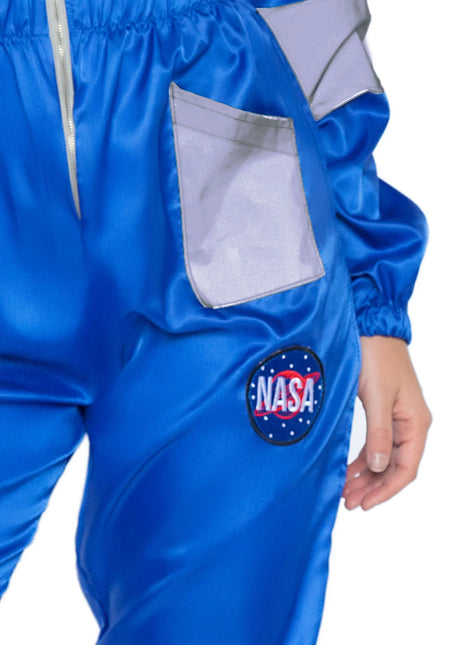 Astronaut Jumpsuit Blue Ladies Leg Avenue