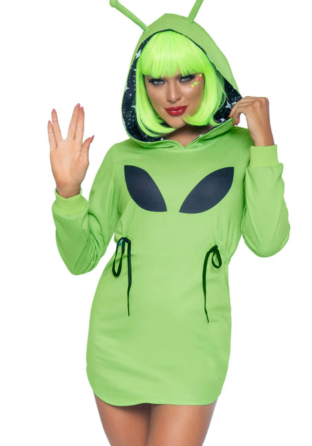 Alien Dress Green Ladies Leg Avenue