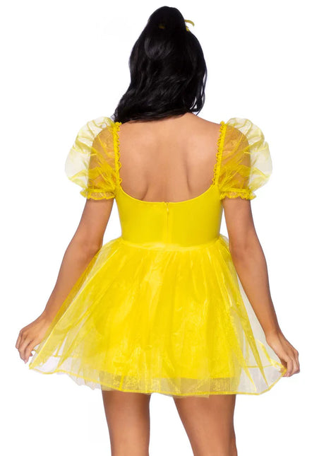 Princesses Dress Yellow Ladies Leg Avenue