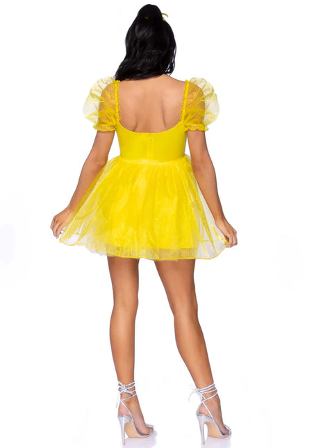 Princesses Dress Yellow Ladies Leg Avenue