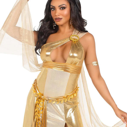 Greek Goddess Dress Gold Ladies Leg Avenue