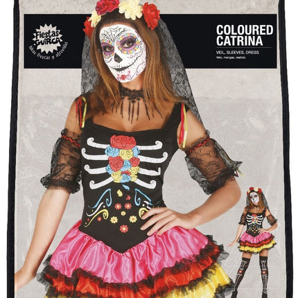 Kostium damski na Halloween Catrina