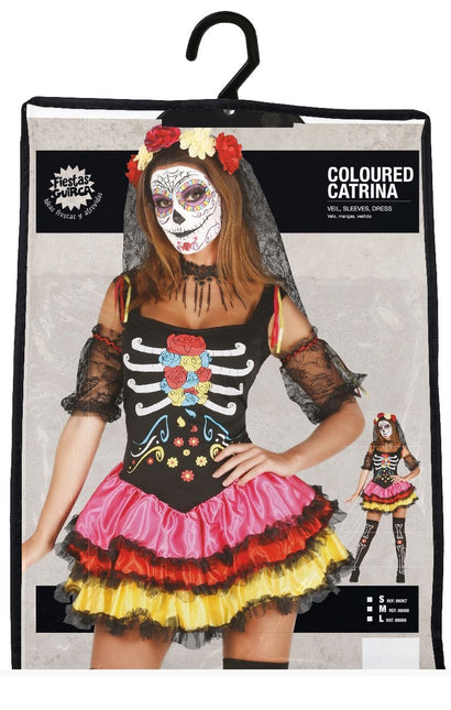 Kostium damski na Halloween Catrina