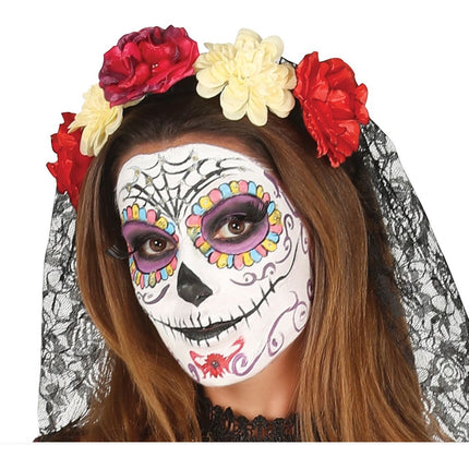 Kostium damski na Halloween Catrina