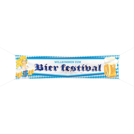 Baner festiwalu piwa Oktoberfest 1,8 m