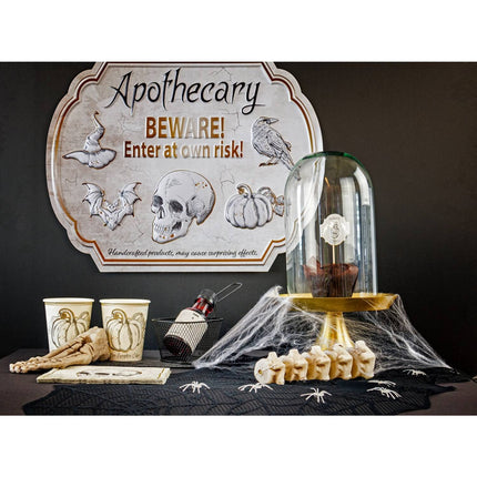 Halloweenowa tabliczka na drzwi Apothecary 50cm