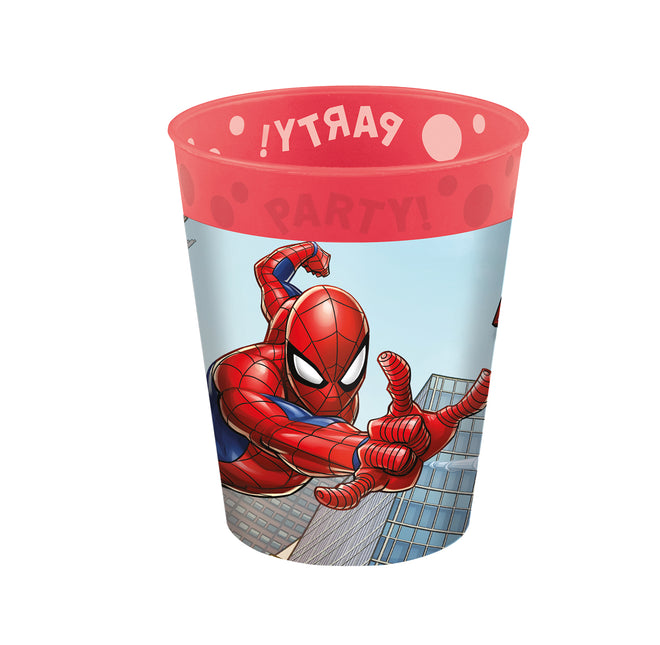 Kubki Spiderman wielokrotnego użytku 250 ml 4 szt.