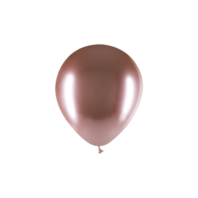 Balony Rose Gold Chrome 13cm 100szt