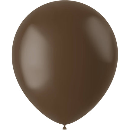 Balony czekoladowe brązowe 10szt