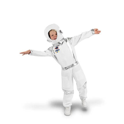 Astronautenkostuum, wit, maat 116 - 128 cm - Partywinkel - 5904555059962