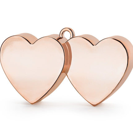 Balloon weight Hearts, rose gold - Partywinkel - 5904555020245