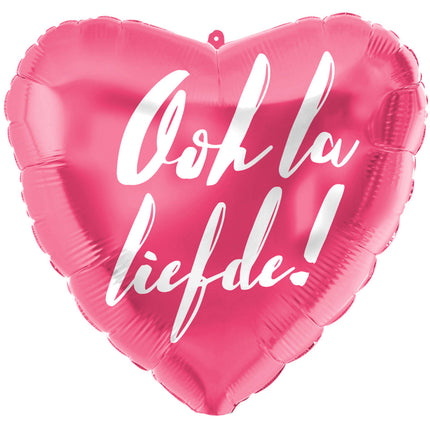 Balon foliowy w kształcie serca "Ooh la Love! - 45cm