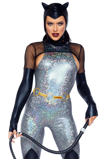 Catwoman Catsuit Dames Leg Avenue - Partywinkel - 714718557649