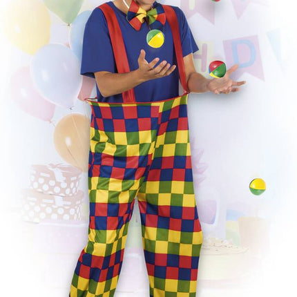 Clownspak Gekleurd M/L - Partywinkel - 8712026838261