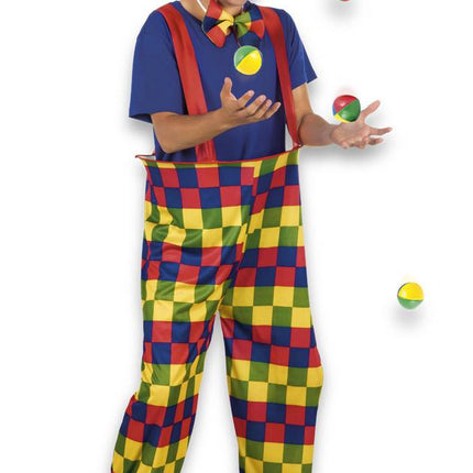 Clownspak Gekleurd M/L - Partywinkel - 8712026838261