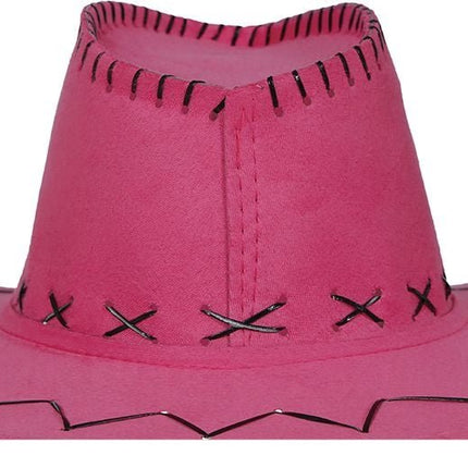 Cowboy Hoed Fuchsia - Partywinkel - 8434077230275