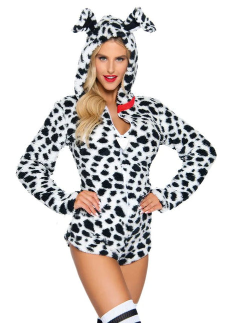 Dalmatier Kostuum Dames Bodysuit Leg Avenue - Partywinkel - 714718553238