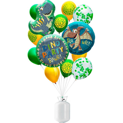 Dino Helium Tank 17 delig - Partywinkel - 8714572252256