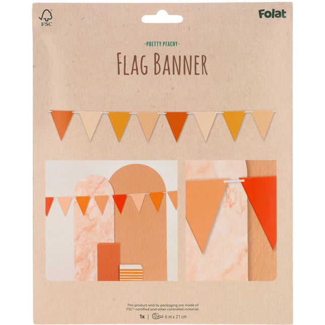 Flagline Orange Pastel 6m