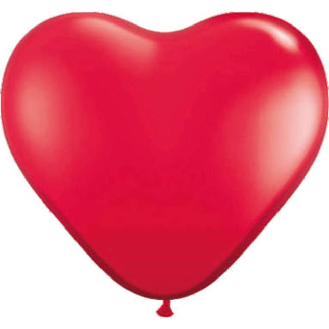 Balony czerwone serca 30cm 8szt