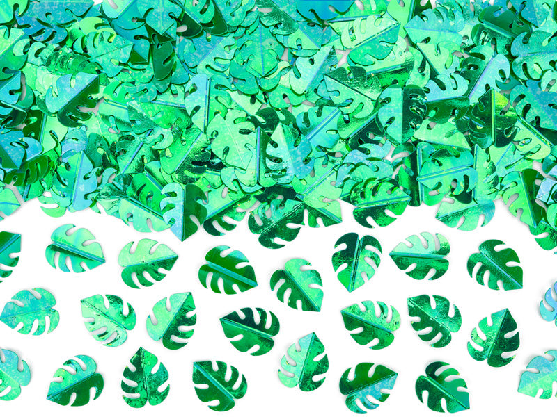 Confetti Leaf Green