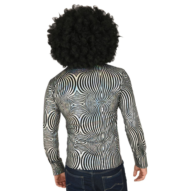 Bluza Disco 70S Black Silver Men