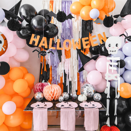 Czarny baner na Halloween 2,5 m