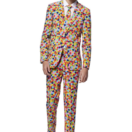 Party Confetti Suit Boy Teen OppoSuits