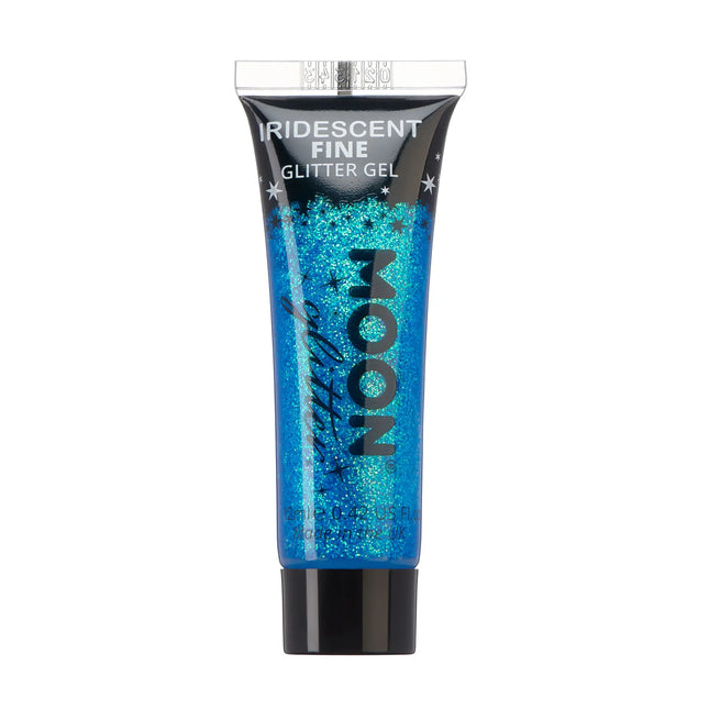 Moon Glitter Iridescent Fine Glitter Gel Blue 12ml