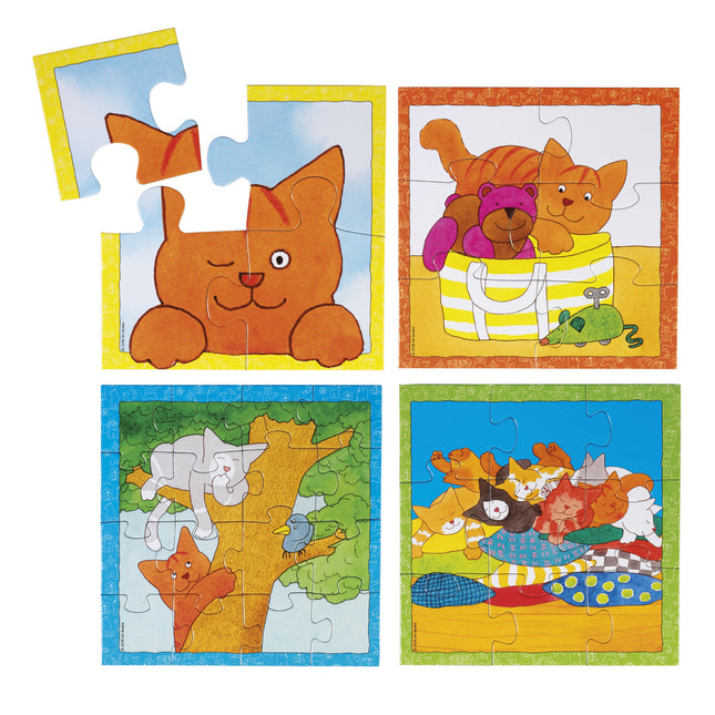 Puzzle Dikkie Dik 4 w 1