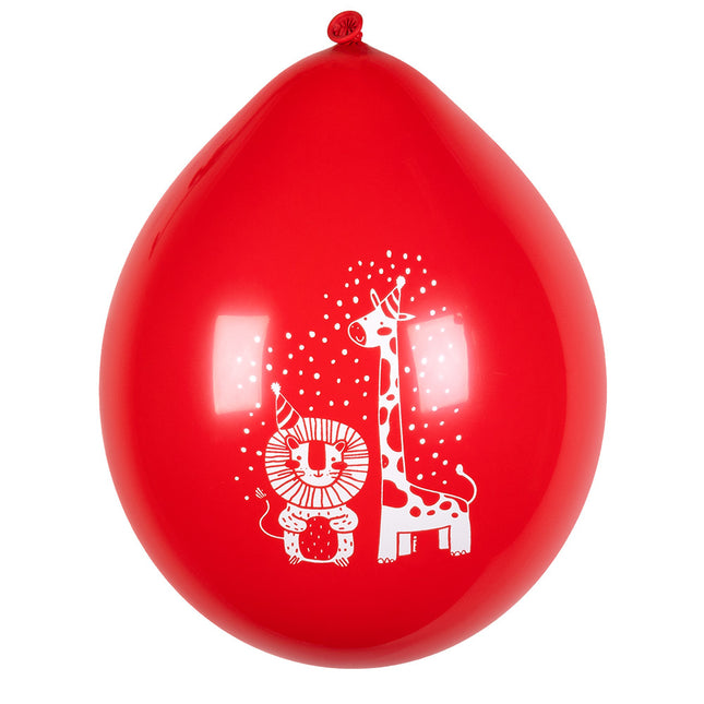 Balony do dżungli Safari 25cm 6szt.