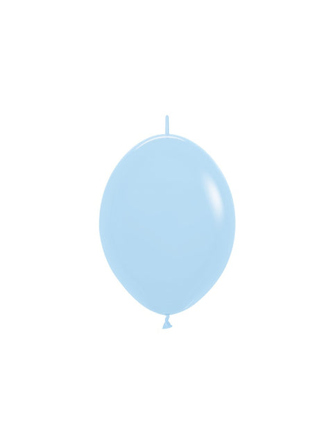 Balony Pastel Matte Blue 15cm 50szt