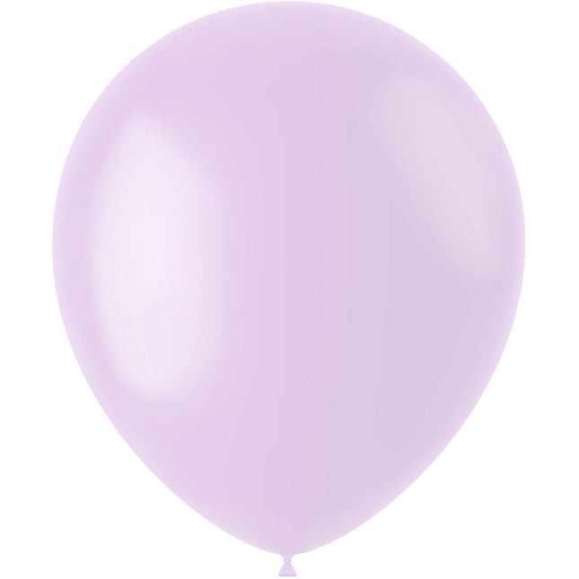 Balony liliowe w proszku 33cm 100szt