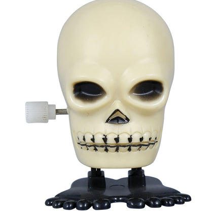 Halloween Wind-Up Skull 5cm 12szt