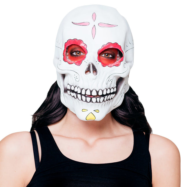 Maska na Halloween Senora Calavera